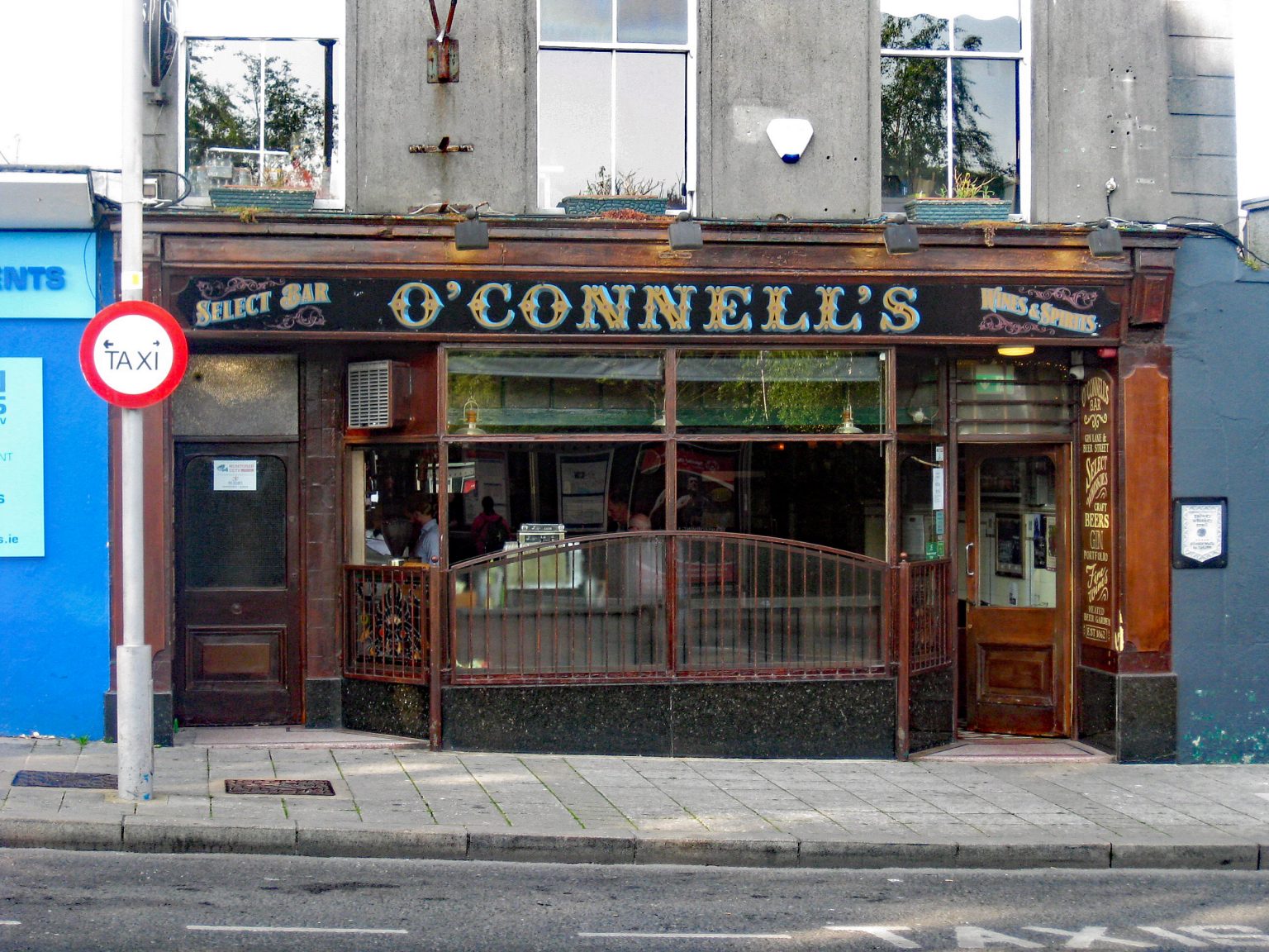 Inside O'Connell's, a traditional pub in Galway