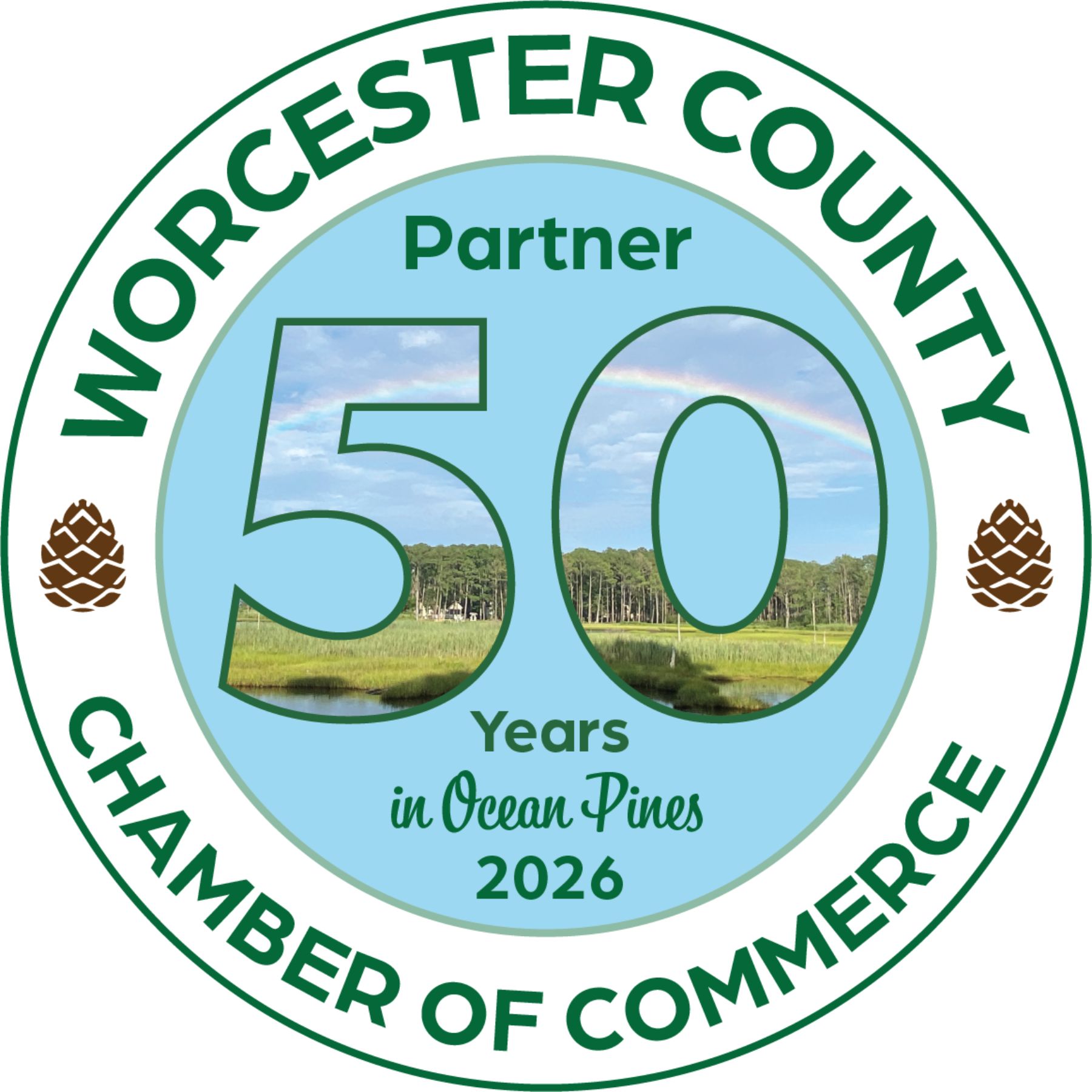 Worcester County Chamber of Commerce — 50 Years in Ocean Pines, Partner